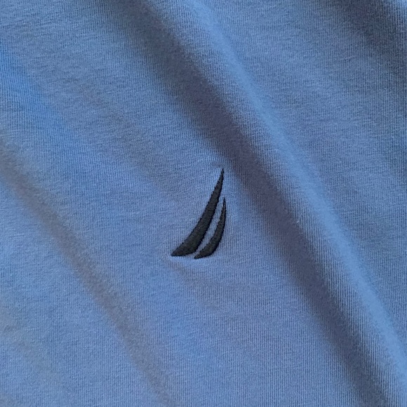 Nautica Men’s Performance Long Sleeve Tee Blue Size M - Picture 3 of 5